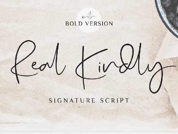 Real Kindly font