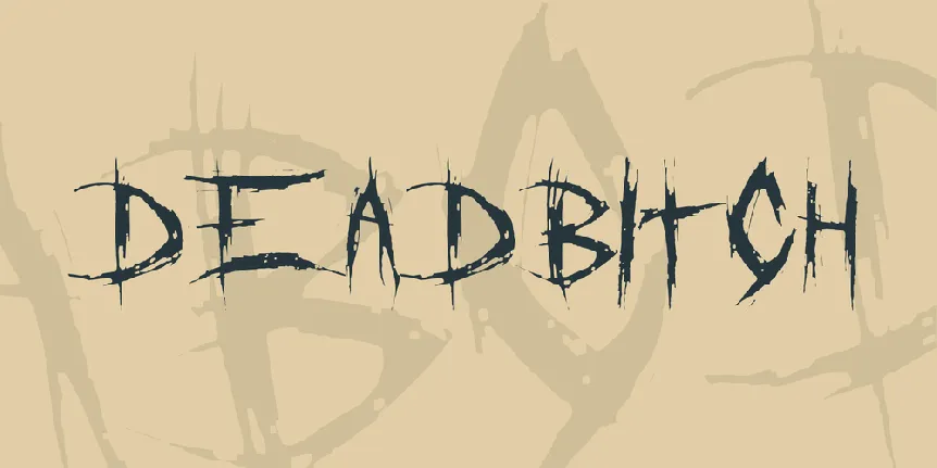 DeadBitch font