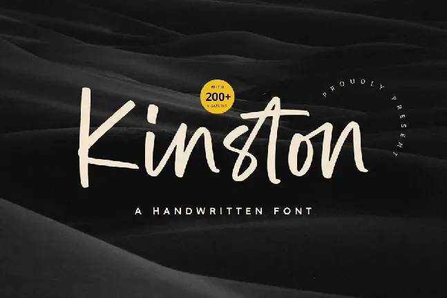 Kinston font