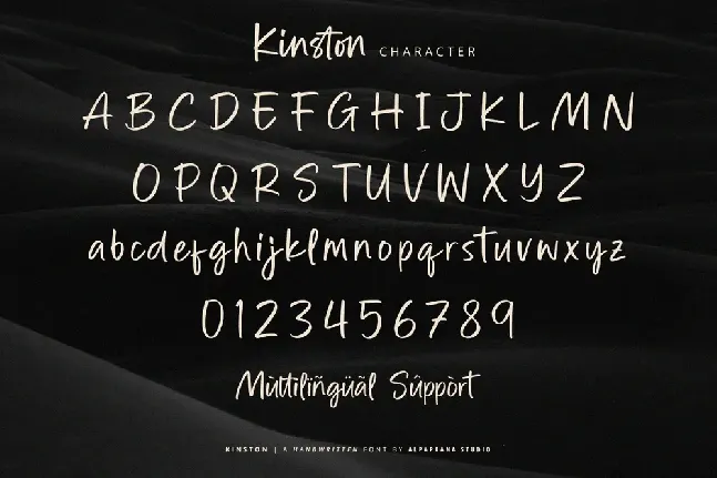 Kinston font