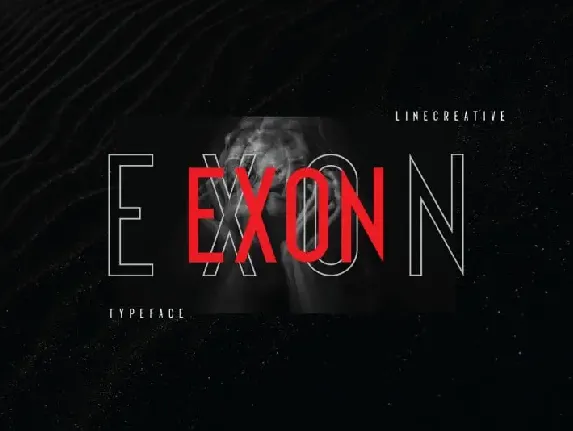 Exon Sans Serif font