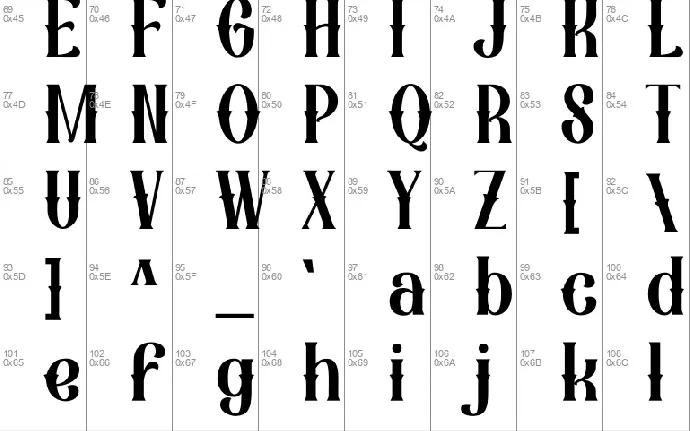 Ink Pearcer font