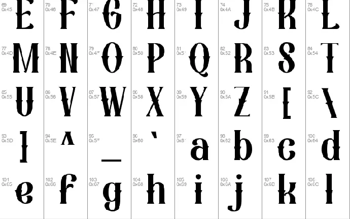 Ink Pearcer font