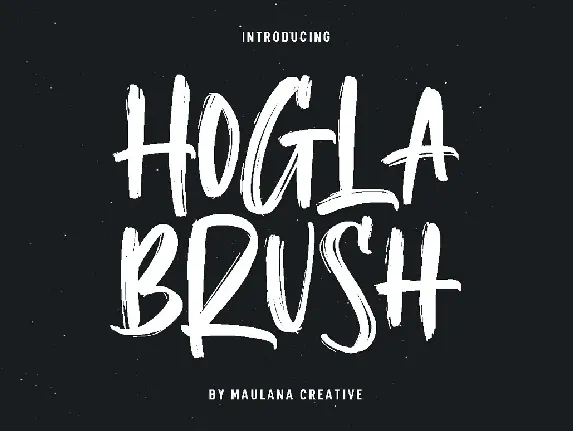 Hogla Brush font