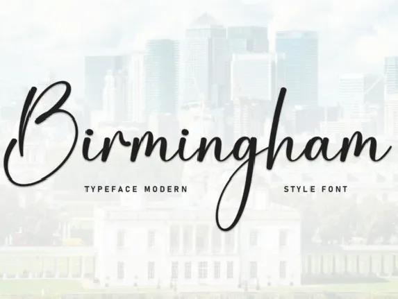 Birmingham Script font