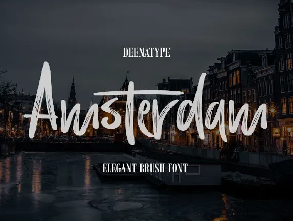 Amsterdam Brush font