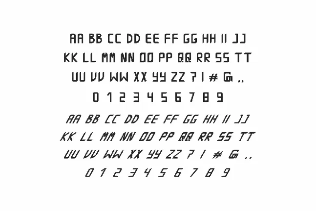 Agrandize Demo font