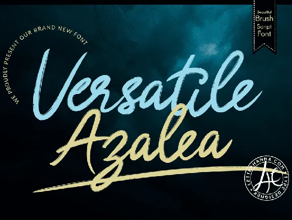 Versatile Azalea font