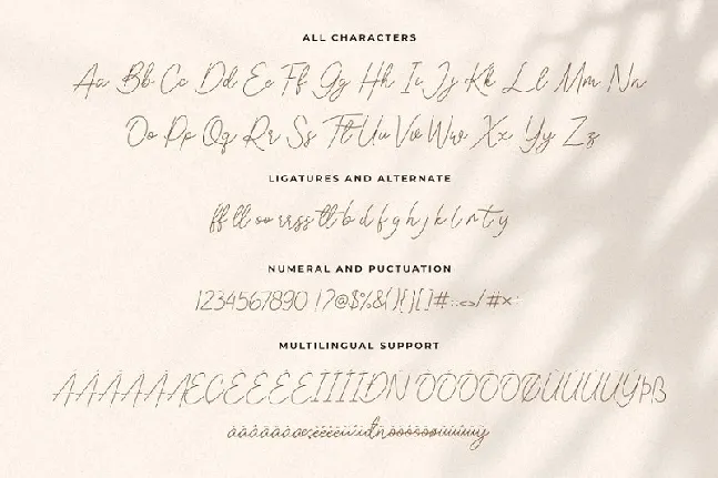 Caramella Monoline Signature font