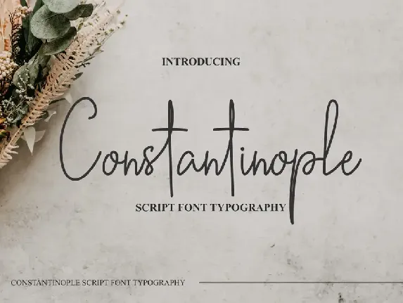 Constantinople font