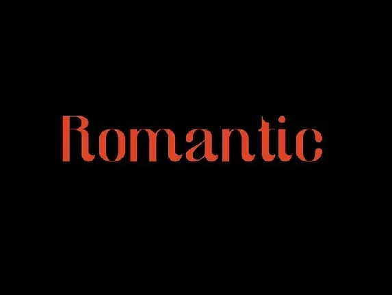 Romantic Sans Serif font