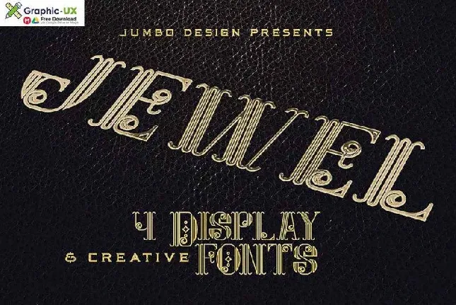 Jewel Display font