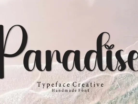 Paradise Script Typeface font