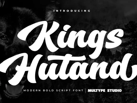 Kings Hutand font