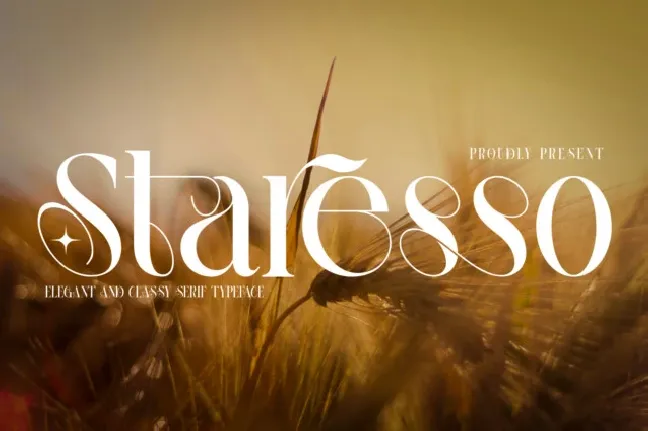 Staresso font