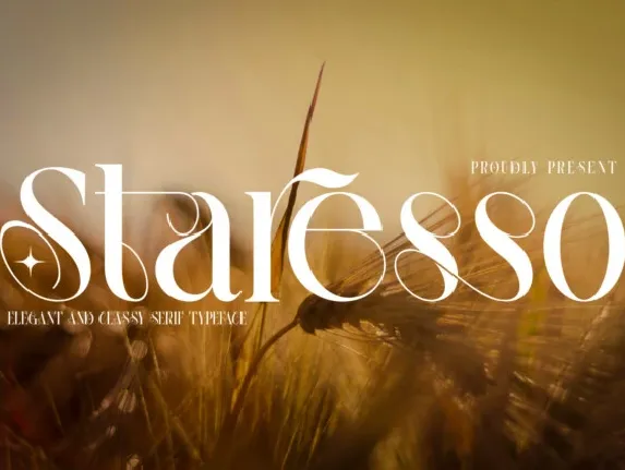 Staresso font