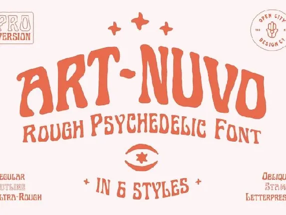 Art Nuvo Display font