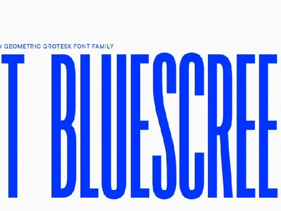 TT Bluescreens Trial font