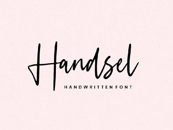 Handsel Script font