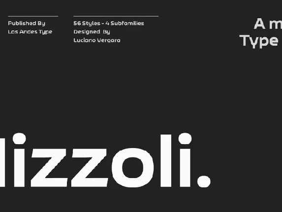 Nizzoli Family font