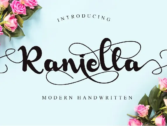 Ranella- PERSONAL USE font