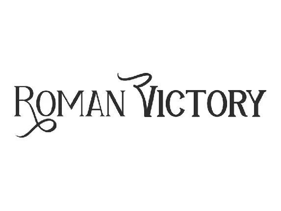 Roman Victory Demo font