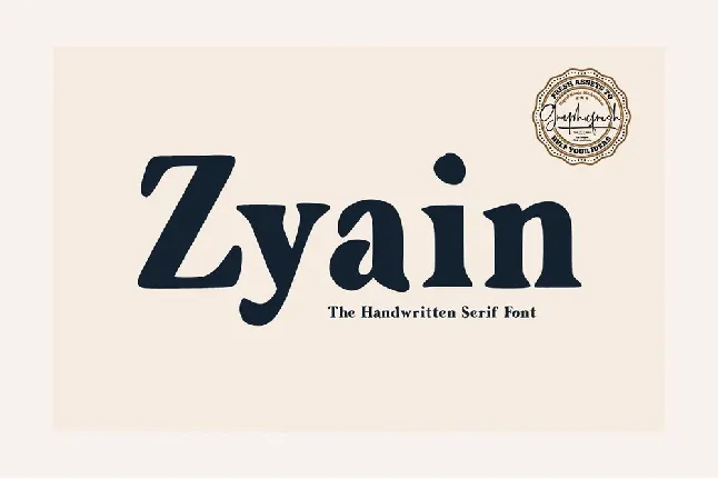 Zyain font