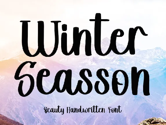 Winter Seasson font