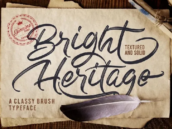 Bright Heritage font