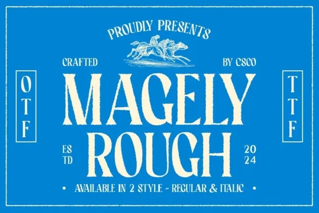 Magely Rough font