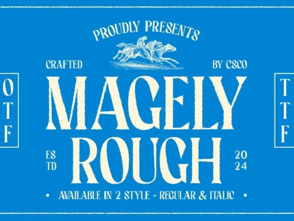 Magely Rough font