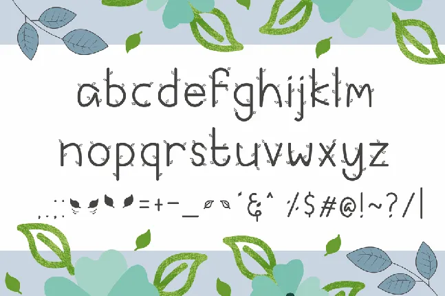 Leafy Green font