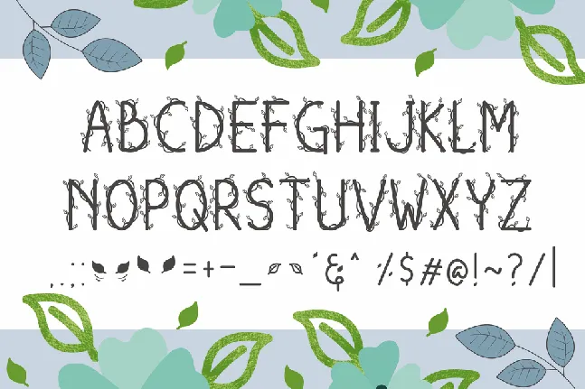 Leafy Green font