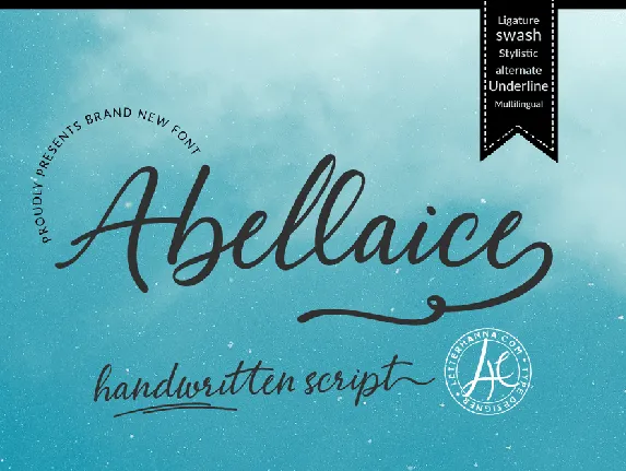 Abellaice font