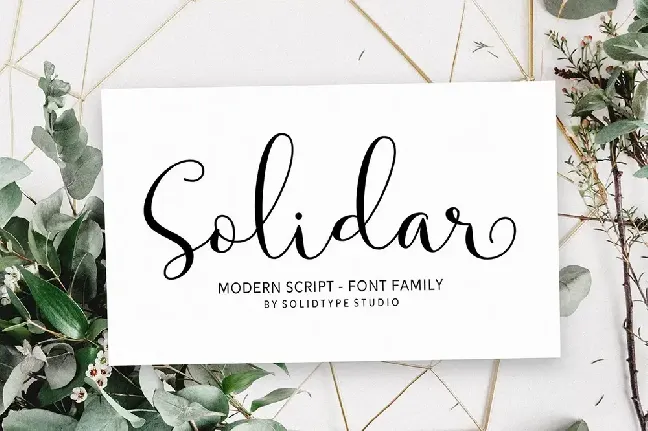 Solidar font