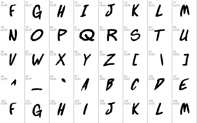 Fighting wordz font