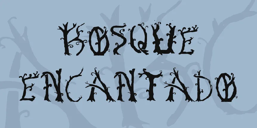 Bosque Encantado font