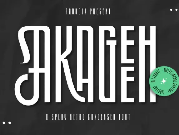 Akageeh font