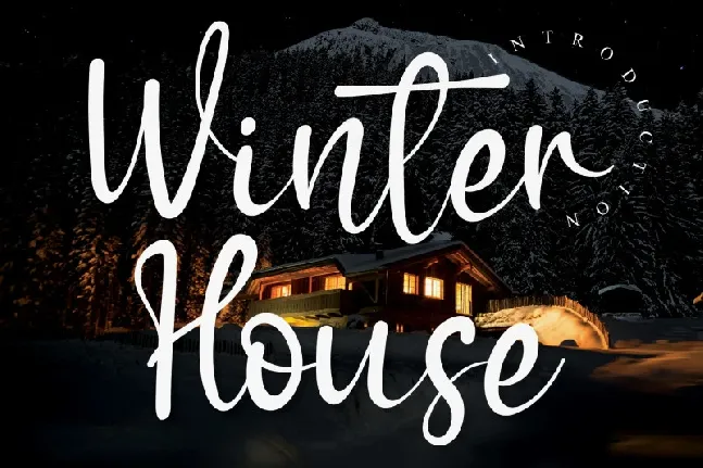 Winter House Script font