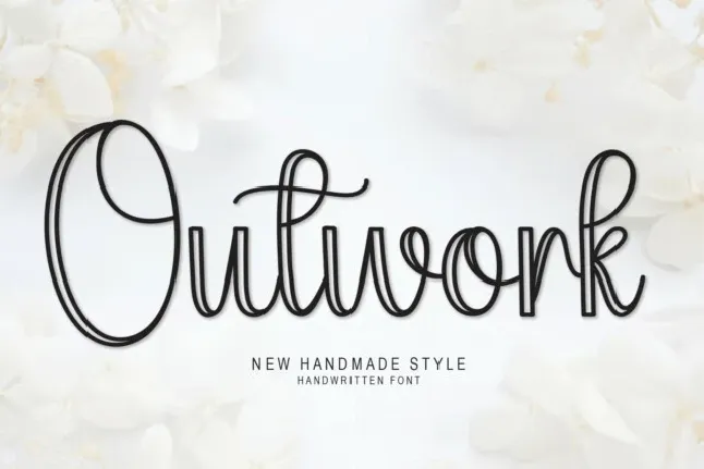 Outwork Script font