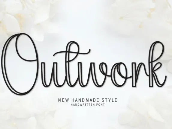 Outwork Script font