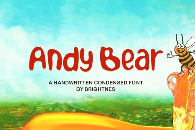 Andy Bear Script font