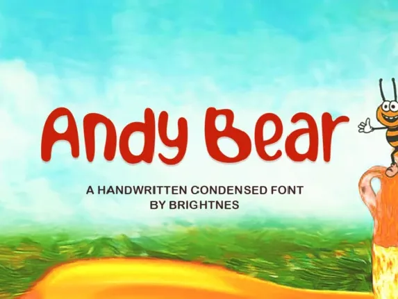 Andy Bear Script font