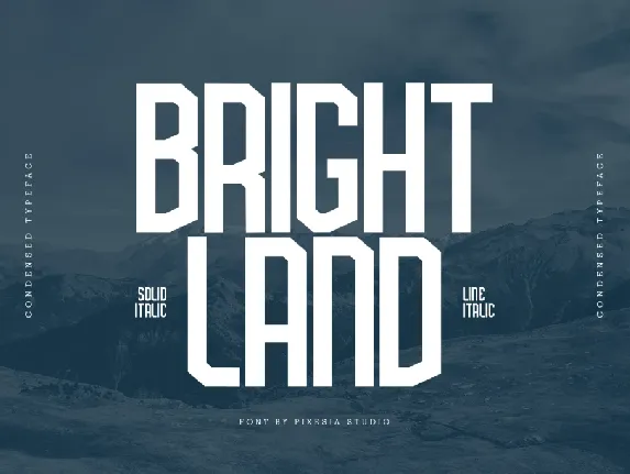 Brightland Demo font