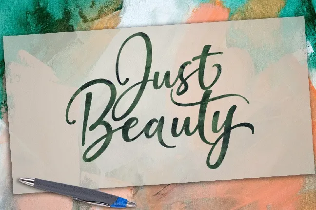 Just Beauty font