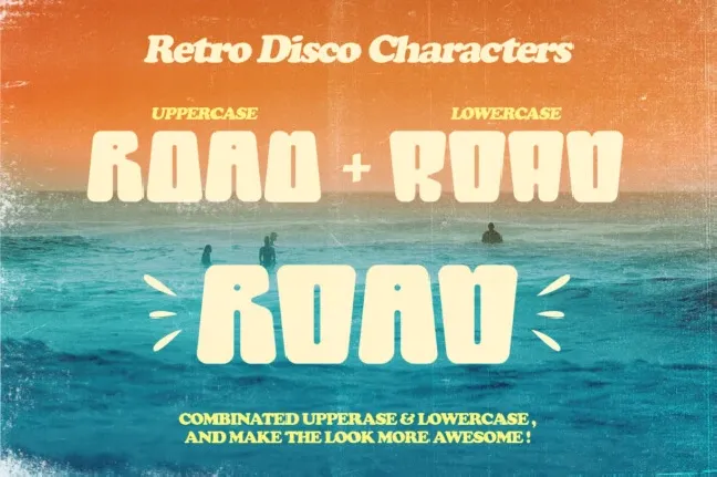 Retro Disco font