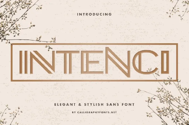 Intenci Demo font