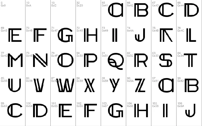 Intenci Demo font