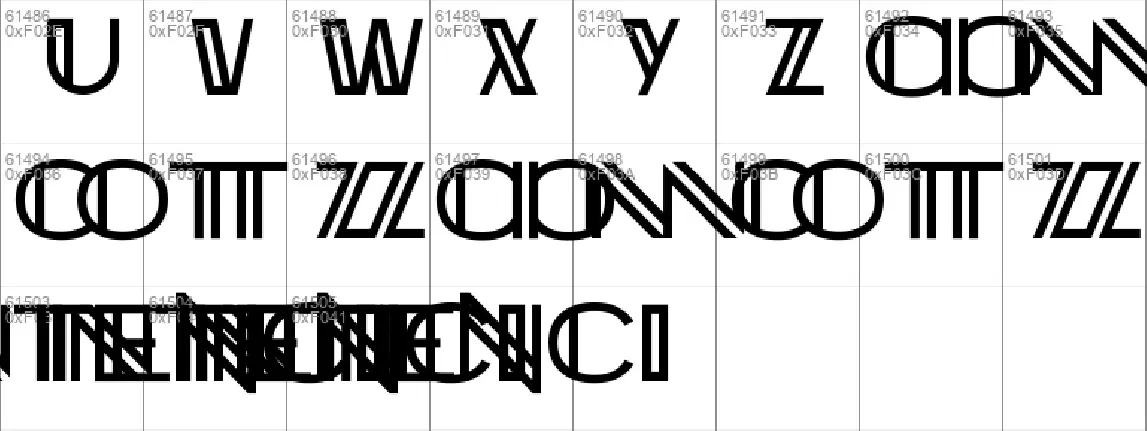 Intenci Demo font