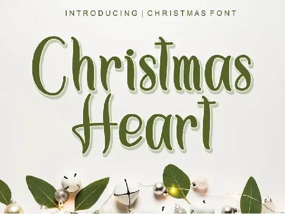 Christmas Heart font